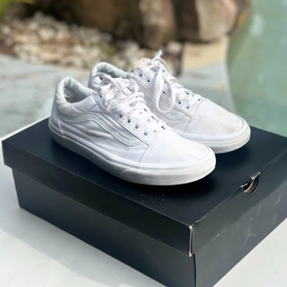 Vans Old Skool True White (Size 9.5 mens) - Picture 2 of 7
